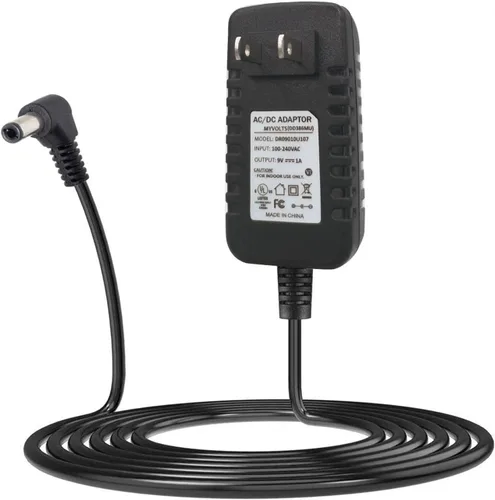 Vista 4 de MyVolts 9V Power Supply Adaptor Compatible with Casio CTK-451 Keyboard - US Plug - with Extension and Inline Switch