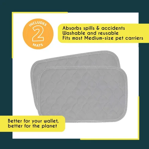 Vista 3 de rocket & rex Almohadillas Premium Lavables para Transportadoras de Mascotas, Reutilizables, Impermeables y Absorbentes, Almohadillas para Perros