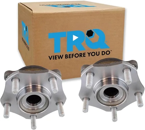 Vista 37 de Conjunto de rodamiento de rueda delantera de 2 piezas y buje TRQ Compatible con Pontiac Solstice 2006-2009 Saturn Sky 2007-2010