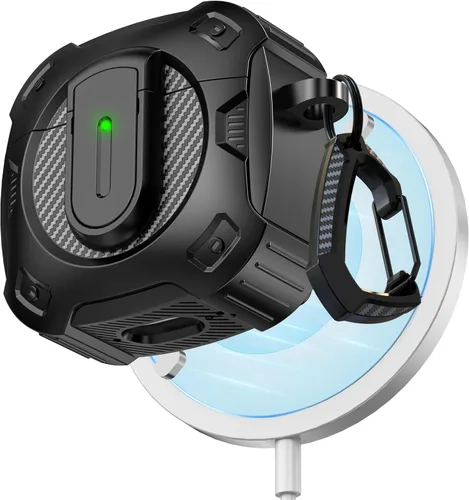 Vista 73 de RFUNGUANGO Fundas protectoras para Airpods de 2ª y 1ª generación, color 2º -Blanco
