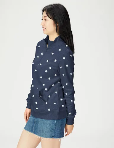 Vista 4 de Tienda Essentials - Sudadera ligera de manga larga de rizo francés con zíper para mujer