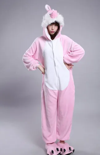 Vista 3 de MizHome - Disfraz de conejo de Pascua para cosplay talla S-XL