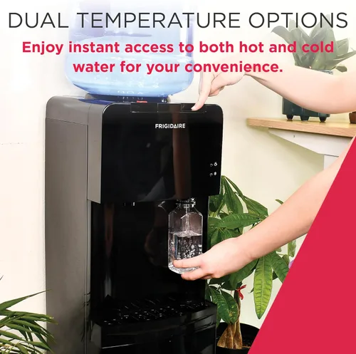 Vista 6 de Frigidaire EFWC498 - Dispensador/refrigerador de agua con carga superior - Agua fría y caliente - Cierre de seguridad para niños - Diseño innovador