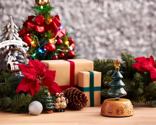 Vista 5 de Difusor de aromaterapia de árbol de Navidad de aromas orgánicos para aceite esencial, nebulizador de vidrio sin agua con interruptor de apagado