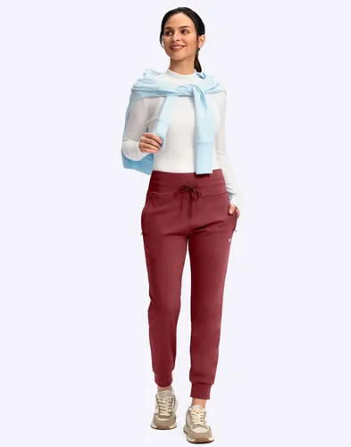 Vista 58 de G Gradual Pantalones deportivos con forro polar para mujer, de cintura alta, resistentes al agua, térmicos, para invierno, correr, senderismo