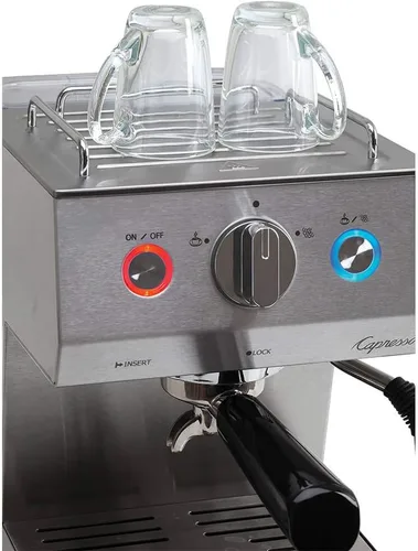 Vista 4 de Capresso Cafe Select - Máquina profesional de café espresso y capuchino de acero inoxidable
