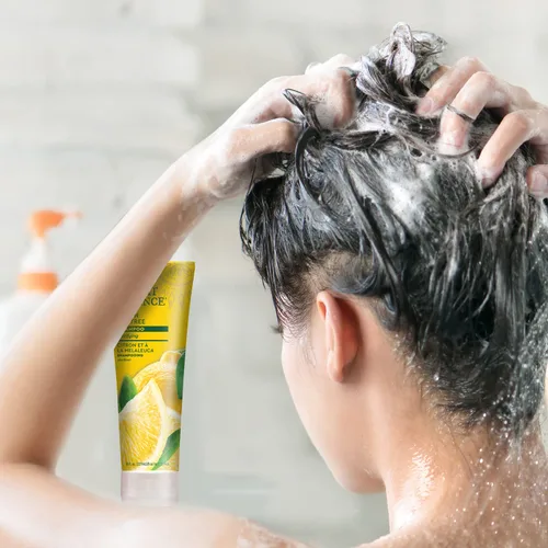 Vista 6 de Desert Essence Champú Organics para el cuidado del cabello, árbol de té de limón, 8 onzas