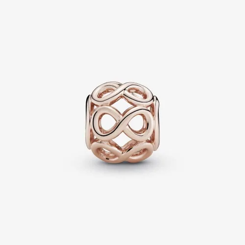 Vista 2 de PANDORA Joyería Infinite Shine Rose Charm Metal