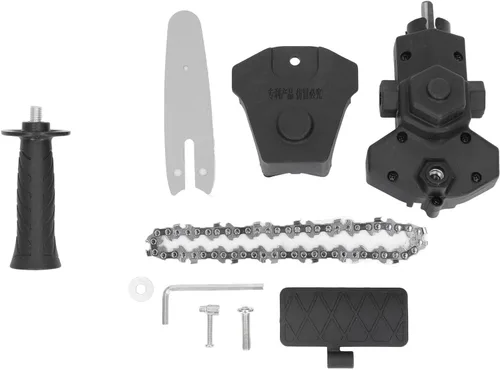 Vista 9 de Adaptador de taladro eléctrico a sierra, adaptador de cabezal de conversión de motosierra para taladro de 3 mandíbulas de 0.236-0.512 in, juego