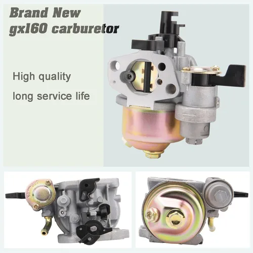 Vista 5 de Carburador GX160 para Honda GX120 GX140 GX160 GX168 GX200 5HP 5.5HP 6.5HP Carburadores de motor pequeño, carburador GX 160 con kit de afinación
