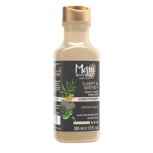 Vista 7 de Maui Moisture Clarify & Soothe + Acondicionador de jabón negro, hidratante, 13 onzas líquidas