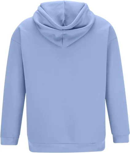 Vista 5 de Mens Casual Lightweight Hoodie Sweatshirt Solid Color Drawstring Long Sleeve Pullover with Pockets Winter Clothes