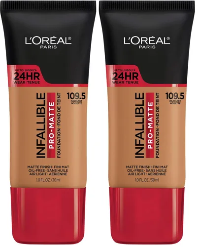 Vista 40 de L'Oreal Paris Cosmetics Makeup Infallible Pro-Matte - Base líquida de larga duración, True Porcelain, 1 onza líquida.