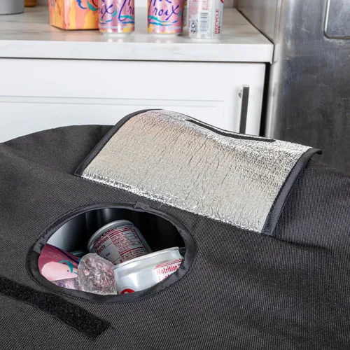 Vista 11 de Household Essentials Enfriador térmico de pie con bolsa de viaje, poliéster resistente
