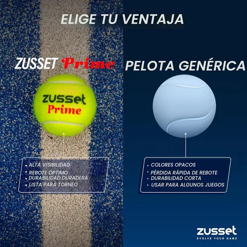 Vista 5 de Padel Balls Prime High-Pressure Tournament Padel Ball (1,3,6,40Pack)
