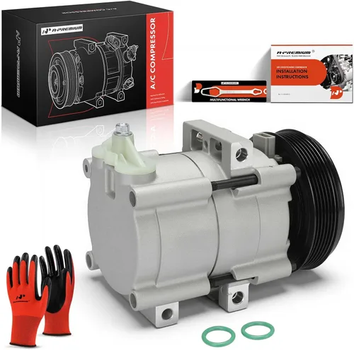 Vista 10 de A-Premium Compresor de aire acondicionado con embrague compatible con Ford F-150 2002-2003, F-250 F-350 F-450 F-550 Super Duty, 4.6L 5.4L 6.8L