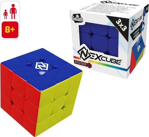 Vista 2 de Goliath NexCube 3x3 Classic - Cubo de velocidad sin calcomanías - Tecnología súper suave que desbloquea súper velocidad para romper récords!