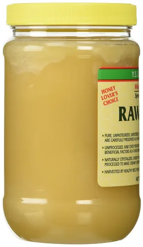 Vista 3 de Y.s. Eco Bee Farms Raw Honey - Tarros de 22 onzas (4 unidades (22 onzas cada uno))