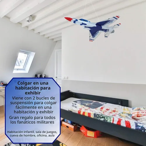 Vista 4 de Premier Kites Cometa Jet 3D - F16 Thunderbird