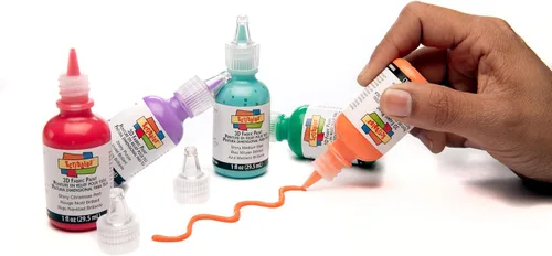 Vista 3 de I Love To Create Scribbles pintura 3D para tela 1 onza 20/Pkg