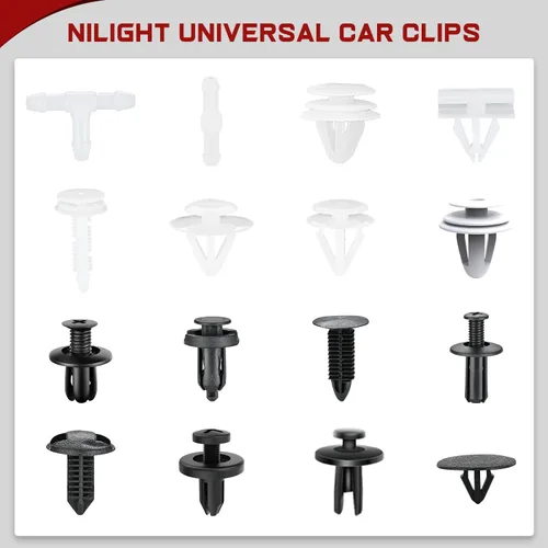 Vista 3 de GOOACC 1001 piezas de remaches universales para automóviles, juego de clips de retención para parachoques, guardabarros, panel de puerta, protector