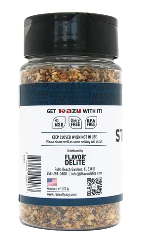 Vista 5 de Jane's Krazy Seasonings Mixed-Up - Condimento para carne, 4 onzas