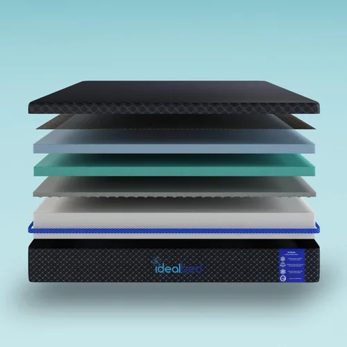 Vista 4 de iDealBed G4 Nova - Colchón de espuma viscoelástica de lujo, soporte de alineación trasera, tecnología de alivio de presión flotante, tecnología