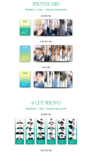 Vista 5 de ONF [LOVE EFFECT] 7º Mini álbum (ECLIPSE + THE WAY + LOVE - 3 Ver Set.) K-POP SELLADO