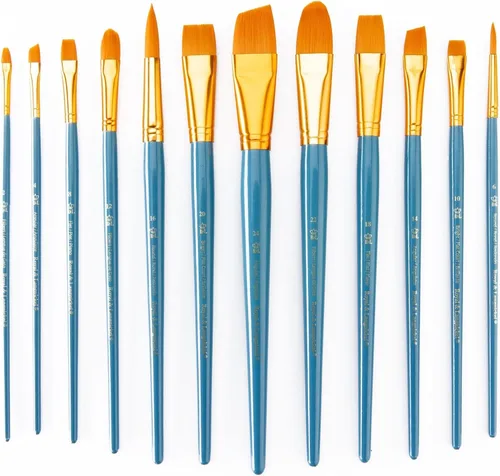 Vista 2 de Royal Brush Manufacturing - Royal & Langnickel - 12 pinceles en bolsa de vinilo Zip N' Close.
