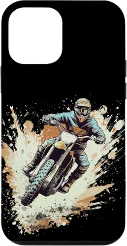 Vista 12 de Carcasa gráfica para iPhone 15 Dirt Bike Rider Motocross Racing Motocicleta