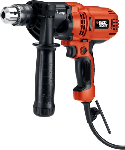 Vista 7 de BLACK+DECKER Taladro eléctrico, 1/2 pulgada, 7.0 amperios con kit para colgar cuadros MarkIT (DR560 y BDMKIT101C)
