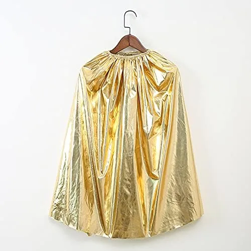 Vista 5 de Disfraz de King Robe de Halloween Medieval Queen King Capa (capa y corona)