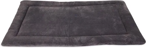 Vista 5 de Petmate Aspen Pet - Alfombrilla rectangular para perrera, gris oscuro, para cajas de 19 pulgadas 16.0 pulgadas de largo x 9.0 pulgadas de ancho x