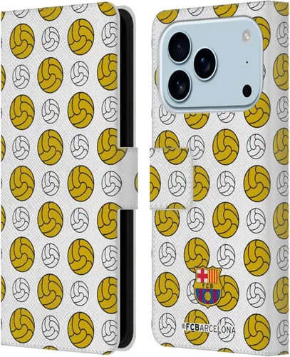 Vista 77 de Head Case Designs Funda de piel con licencia oficial del FC Barcelona Ball Pattern Campions compatible con Apple iPhone 11
