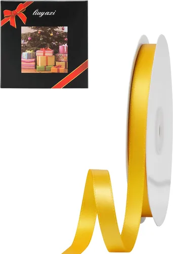 Vista 134 de Cinta de satén verde manzana de doble cara de color sólido de 1/2 pulgada x 25 yardas, cintas perfectas para manualidades, decoración de bodas