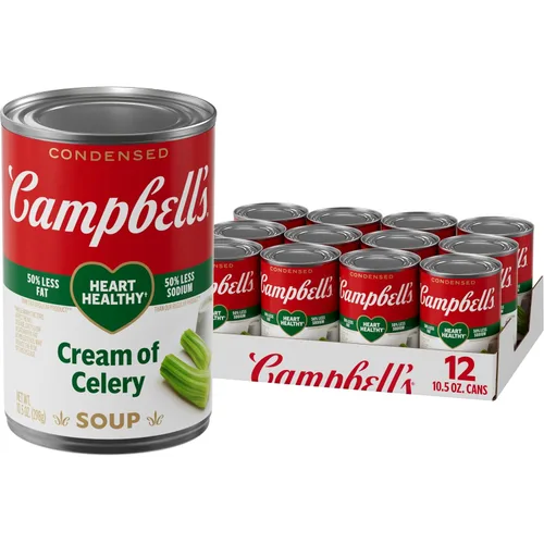 Vista 11 de Sopa Campbell's Condensada Crema de Apio 98% Libre de Grasa, Lata de 10.5 Onzas