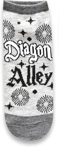 Vista 2 de Harry Potter Diagon Alley Wizard Magic JuniorsWomens 5 Pack Ankle Socks Size 4-10