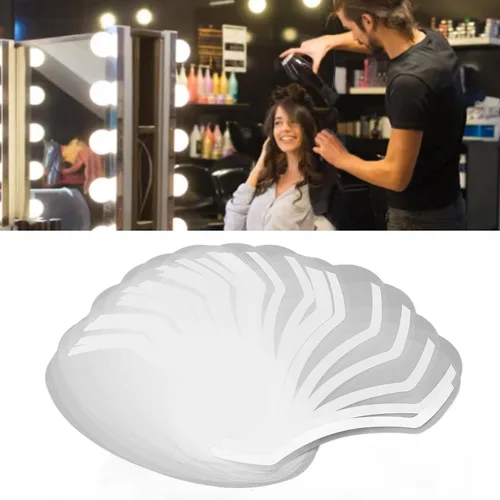 Vista 4 de Cara de ducha de maquillaje de plástico transparente para peluquería