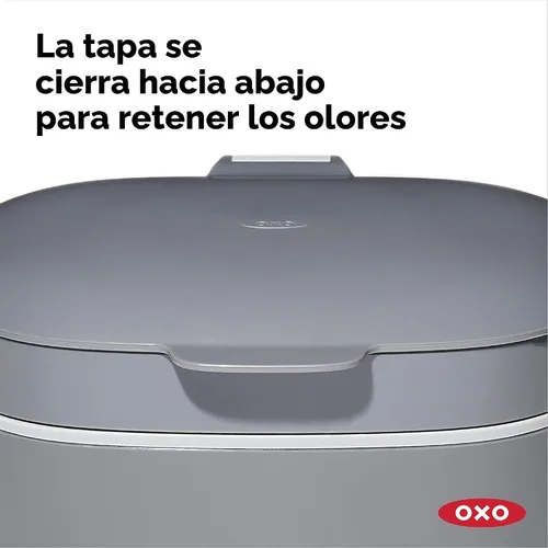 Vista 5 de OXO Good Grips - Contenedor de compost fácil de limpiar, carbón (1,75 galones)