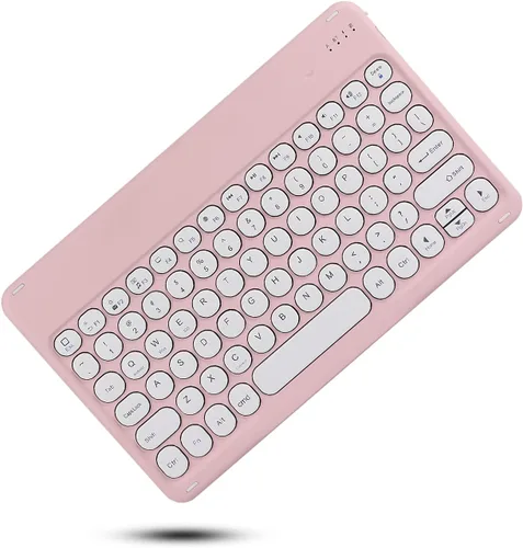 Vista 7 de Funda para teclado Galaxy Tab S6 Lite de 10.4 pulgadas 2024/2022/2020 con mouse Bluetooth, teclado magnético desmontable a color, teclado Bluetooth