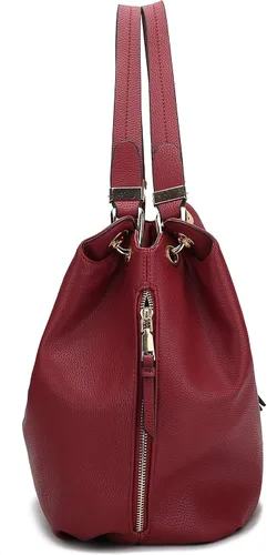 Vista 8 de MKF Collection Hobo Bags para mujer y cartera de pulsera, bolso de mano de diseñador de cuero vegano bolso de hombro para mujer bolso de viaje