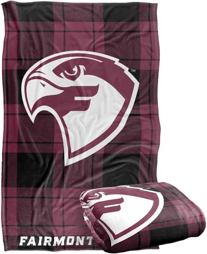 Vista 288 de LOGOVISION St John's University Campus Plaid Spirit Silky Touch Manta súper suave 36 x 58 pulgadas