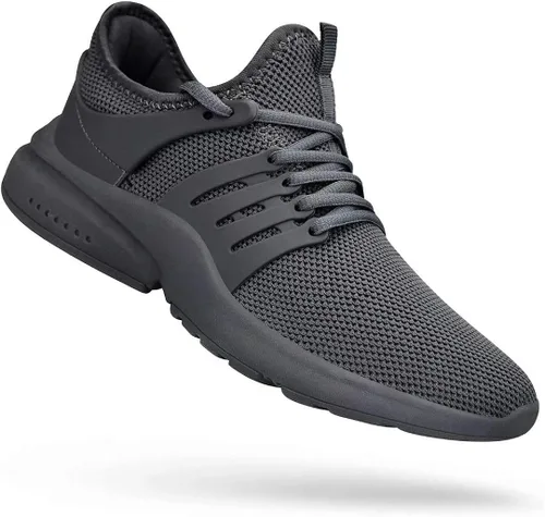 Vista 2 de Troadlop - Tenis de correr para hombre, antideslizantes, transpirables, ligeras, resistentes al deslizamiento, deportivas, para caminar, gimnasio