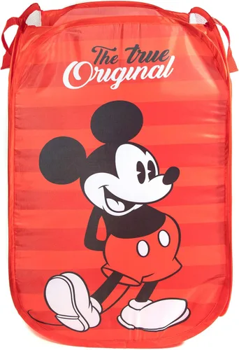 Vista 7 de Jay Franco Marvel Spiderman Web Sling Pop Up Cesta de lavandería - Cesta/Bolsa de lavandería de malla con asas duraderas, 22" x 14