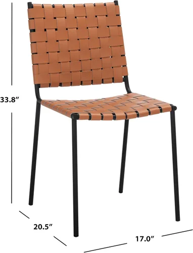 Vista 3 de Safavieh Home Collection Wesson - Silla de comedor (2 unidades), color negro