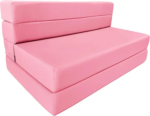 Vista 10 de D&D Futon Furniture Colchón plegable de espuma, tumbona para silla, sofá cama estudio para invitados, individual XL, 80 x 39 x 6 pulgadas de grosor