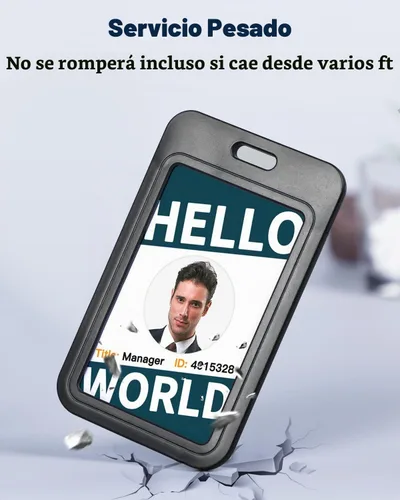Vista 4 de Uniclife Paquete de 3 Portacarnet Deslizante con Ventanas de Doble Cara Funda Vertical de Plástico Duro Negro Bolsa Protectora de Tarjetas