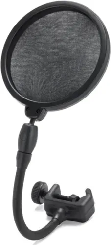 Vista 2 de Samson Paquete MD2 / PS05 Soporte de micrófono de escritorio y micrófono Pop Filter Reabastecimiento
