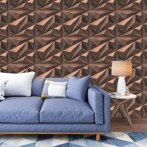 Vista 7 de Art3dwallpanels Panel de pared de PVC 3D diamante para decoración de pared interior, panel de PVC para decoración de pared, paneles de pared