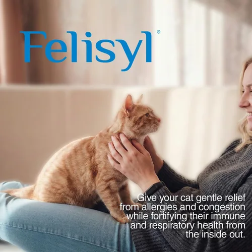 Vista 7 de Felisyl L-lisina gránulos para gatos 3.53 oz (3.5 onzas, 310 porciones) – Apoya la salud inmunológica, respiratoria y ocular. Alivia los estornudos
